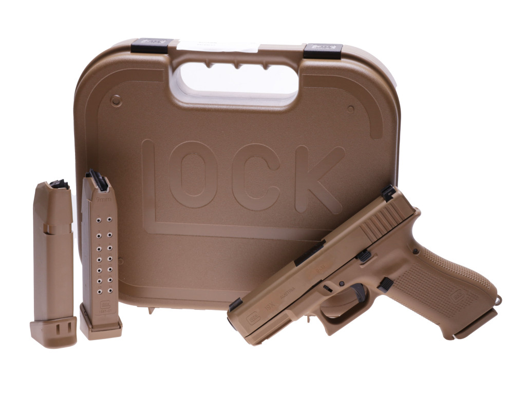 Glock M19X, 9×19mm Parabellum, Coyote